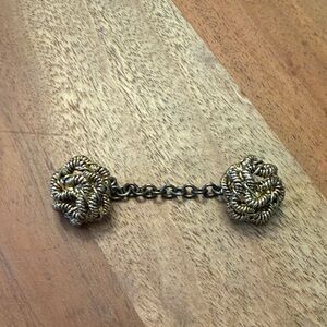 Gold Knot Chain Sweater chain